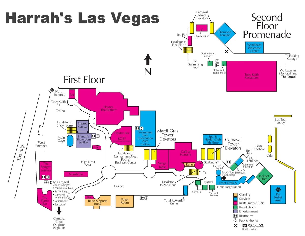 kartica hotela harrah ' s Las Vegas